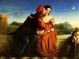 William Dyce Paolo e Francesca Germany oil painting art